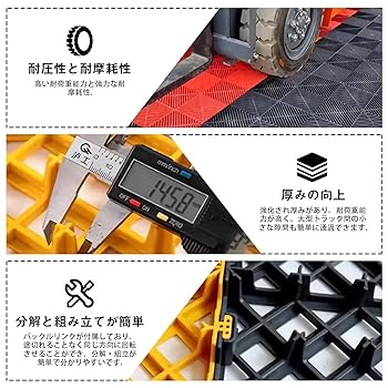 Amazon | ガレージタイル ガレージマット ガレージ 耐荷重10トン